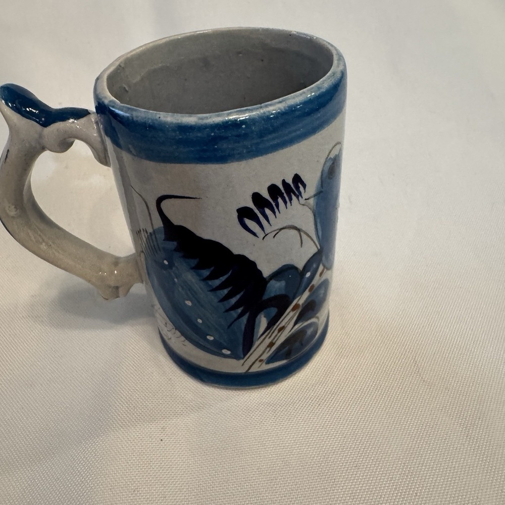El‎ Palomar Ken Edwards - Tonala Pottery  Large Coffee Tea Mug Cup 4.5" Tall